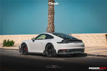 DarwinPRO Darwinpro 2019-2024 Porsche 911 992 Carrera Targa 4 4S Targa Cabriolet BKSSII Style Rear Lip