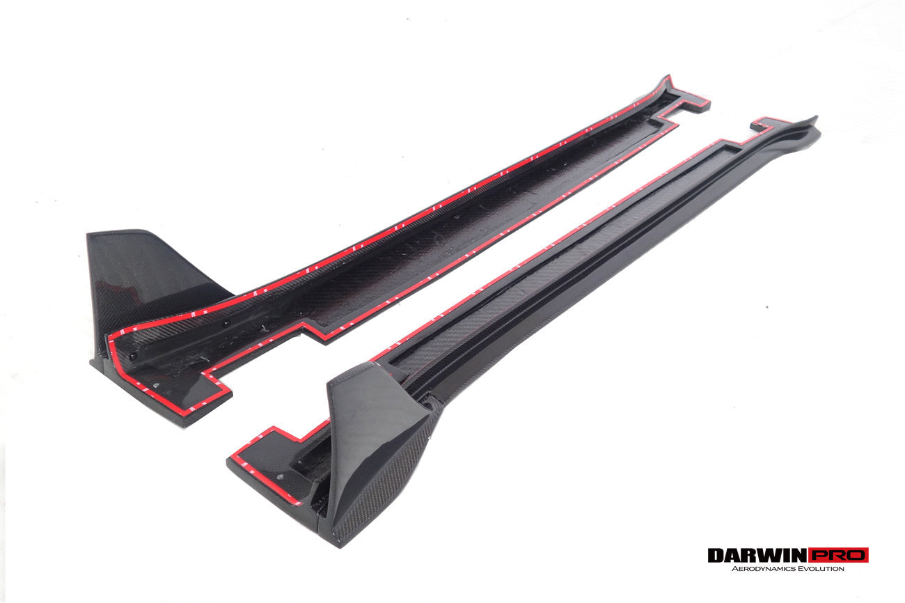 DarwinPRO 2019-2024 Porsche 911 992 Carrera S 4 4S Targa Cabriolet BKSSII Style Side Skirts