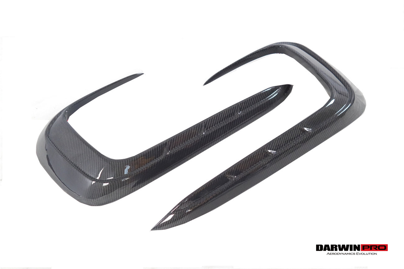 DarwinPRO Darwinpro 2019-2024 Porsche 911 992 Carrera 4 4S Targa Cabriolet BKSSII Style Front Bumper Vent Trims