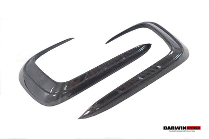 DarwinPRO Darwinpro 2019-2024 Porsche 911 992 Carrera 4 4S Targa Cabriolet BKSSII Style Front Bumper Vent Trims