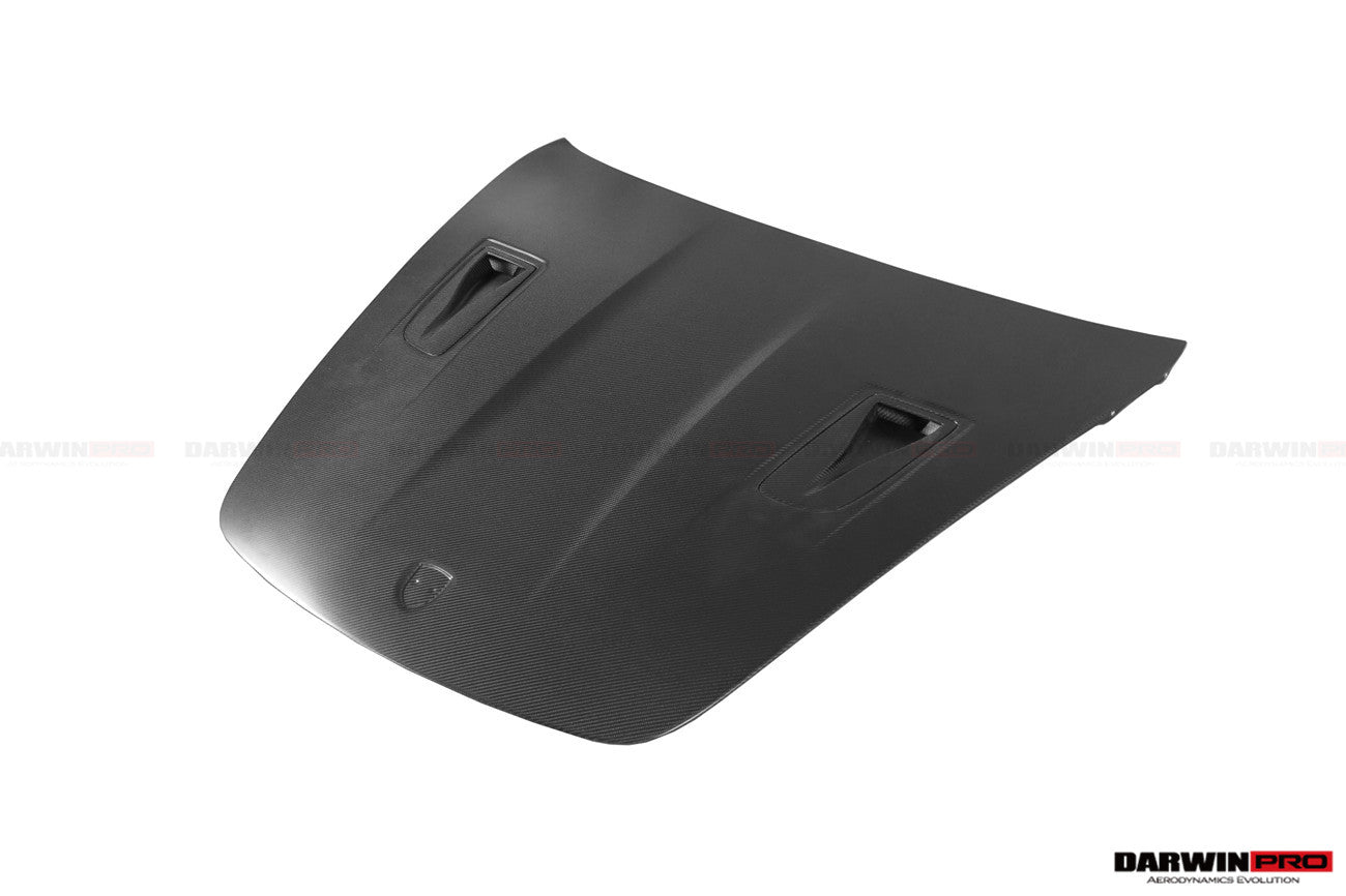 DarwinPRO 2005-2012 Porsche 911 997 Carrera &amp; S &amp; 4S &amp; Turbo &amp; 06-12 Cayman 987 GT2RS Style Hood
