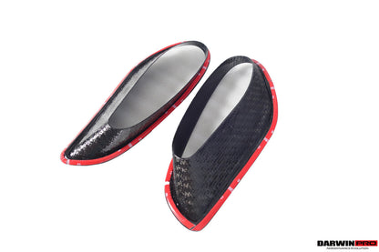 DarwinPRO 2013-2019 Porsche 991 Turbo S OEM Style Carbon Fiber Quarter Panel Side Scoops