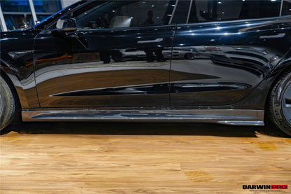 DarwinPRO 2017-2026 Tesla Model 3 IMP Performance Carbon Fiber Side Skirts | Fits Model 3, Model 3 Highland RWD AWD, Performance