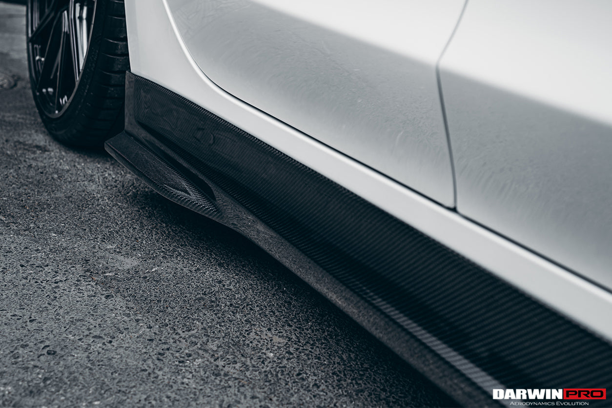 DarwinPRO 2017-2026 Tesla Model 3 IMP Performance Carbon Fiber Side Skirts | Fits Model 3, Model 3 Highland RWD AWD, Performance