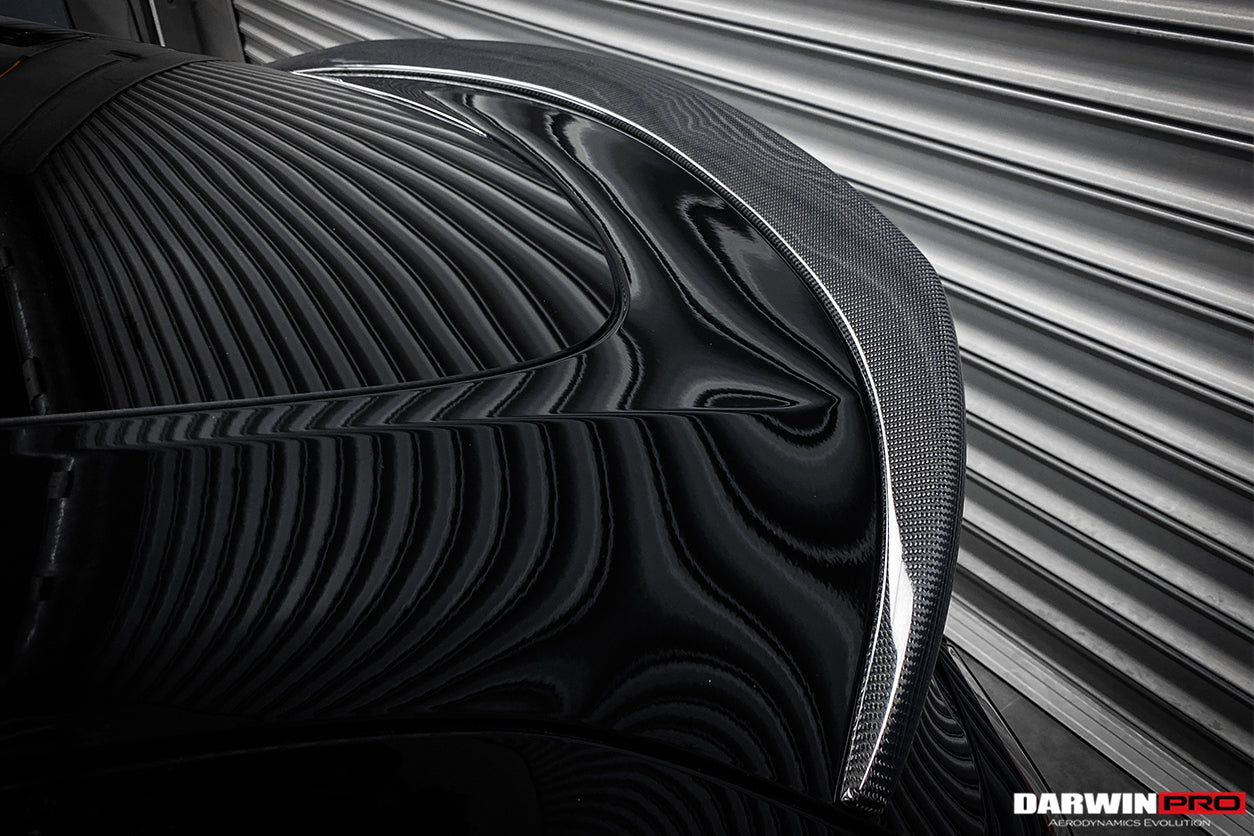 Alerón de maletero DarwinPRO 2020-2024 Tesla Model Y IMPII de fibra de carbono de alto rendimiento