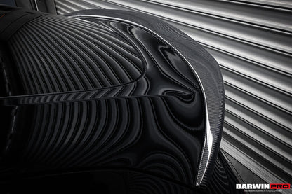 Alerón de maletero DarwinPRO 2020-2024 Tesla Model Y IMPII de fibra de carbono de alto rendimiento