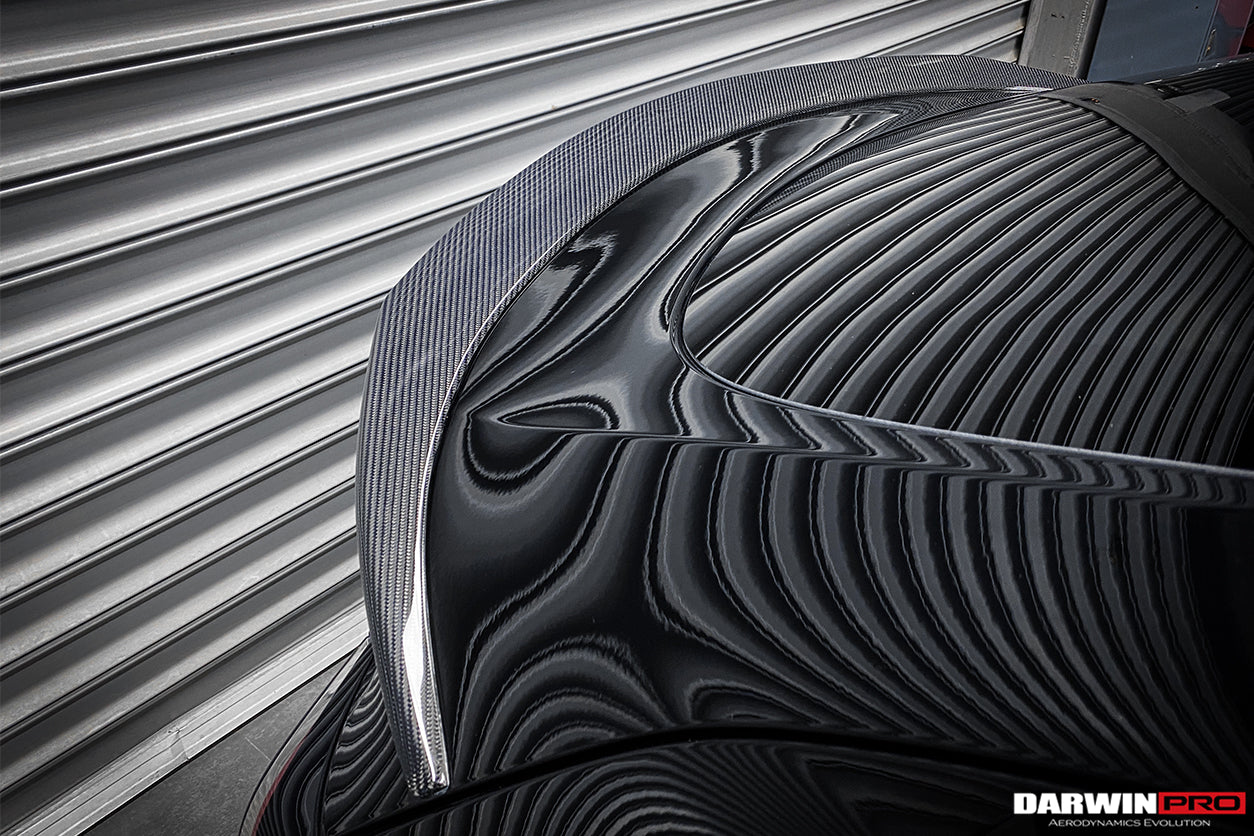 Alerón de maletero DarwinPRO 2020-2024 Tesla Model Y IMPII de fibra de carbono de alto rendimiento