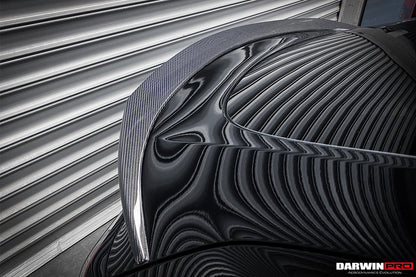 Alerón de maletero DarwinPRO 2020-2024 Tesla Model Y IMPII de fibra de carbono de alto rendimiento
