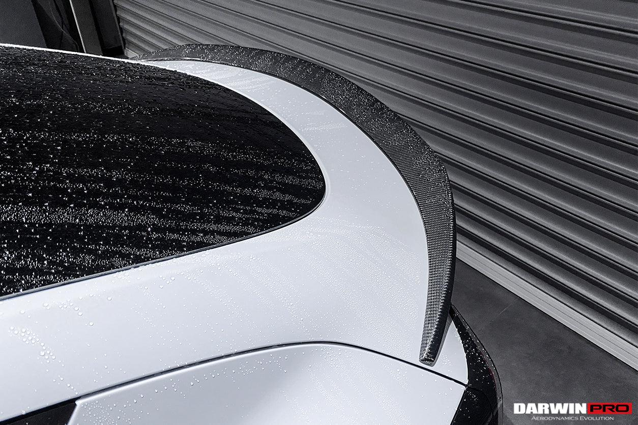 Alerón de maletero DarwinPRO 2020-2024 Tesla Model Y IMPII de fibra de carbono de alto rendimiento