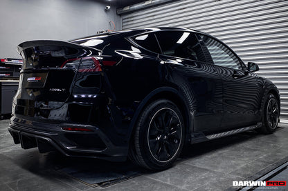 Alerón de maletero DarwinPRO 2020-2024 Tesla Model Y IMPII de fibra de carbono de alto rendimiento