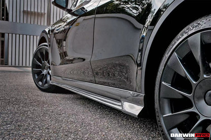 DarwinPRO 2020-2024 Tesla Model Y IMP Performance Carbon Fiber Side Skirts