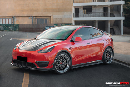 DarwinPRO 2020-2024 Tesla Model Y IMP Performance Carbon Fiber Side Skirts
