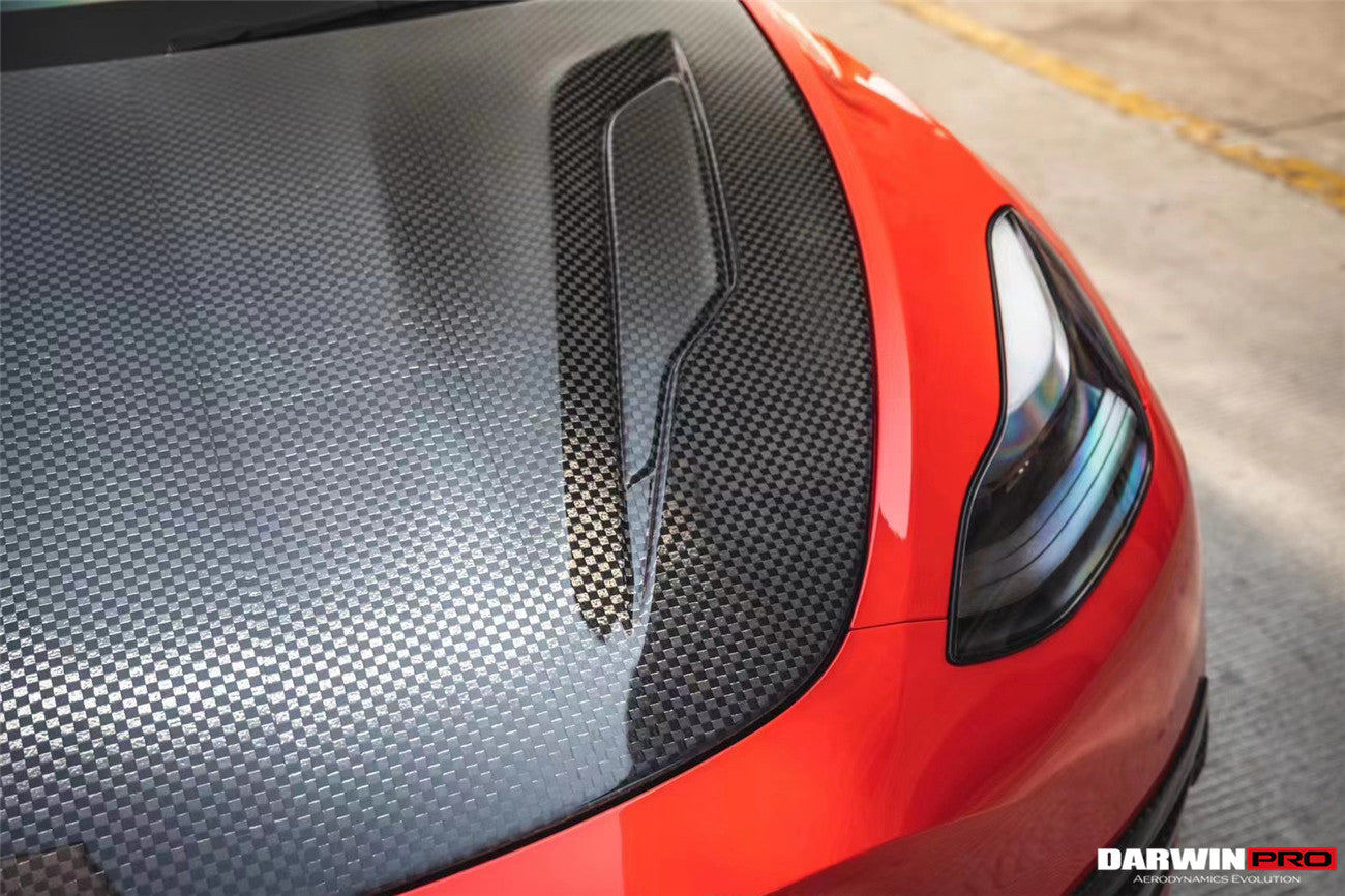 DarwinPRO 2020-2024 Tesla Model Y IMP Performance Carbon Fiber Hood - 11