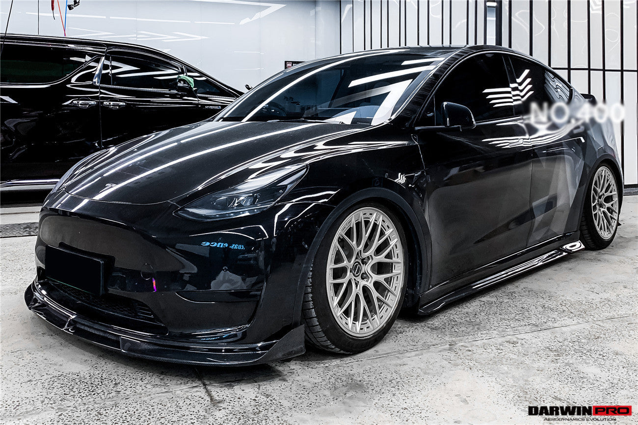 DarwinPRO IMP Performance Carbon Fiber Front Lip | 2020-2024 Tesla Model Y