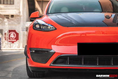 DarwinPRO 2020-2024 Tesla Model Y IMP Performance Carbon Fiber Hood - 12