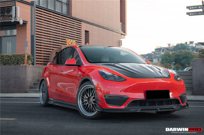 DarwinPRO 2020-2024 Tesla Model Y IMP Performance Carbon Fiber Side Skirts