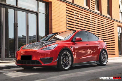 DarwinPRO 2020-2024 Tesla Model Y IMP Performance Carbon Fiber Hood - 9