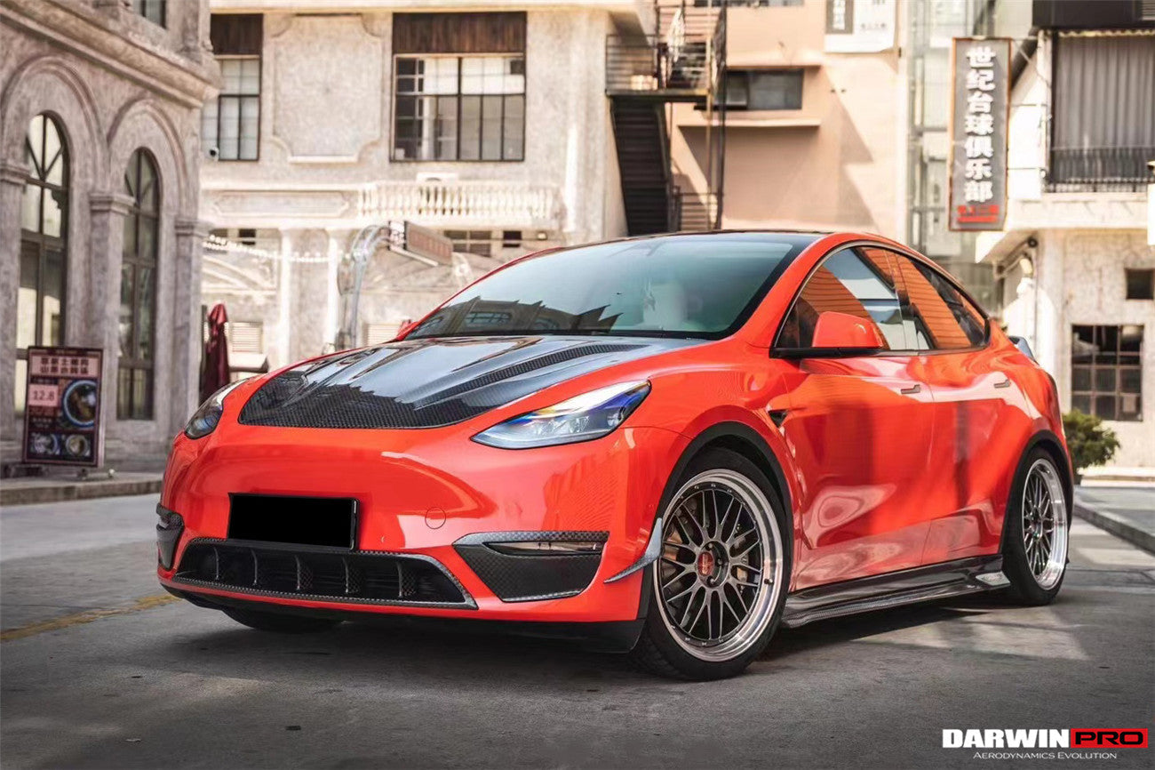 DarwinPRO 2020-2024 Tesla Model Y IMP Performance Carbon Fiber Hood - 10