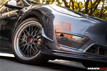 DarwinPRO IMP Performance Carbon Fiber Front Lip | 2020-2024 Tesla Model Y