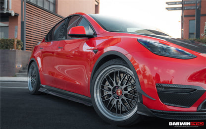 DarwinPRO 2020-2024 Tesla Model Y IMP Performance Carbon Fiber Side Skirts