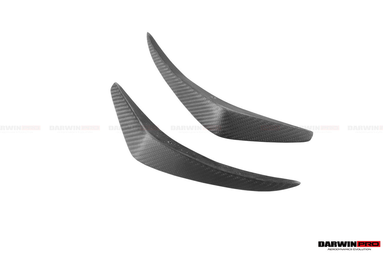 DarwinPRO 2020-2024 Tesla Model Y IMP Performance Carbon Fiber Front  Bumper Canards