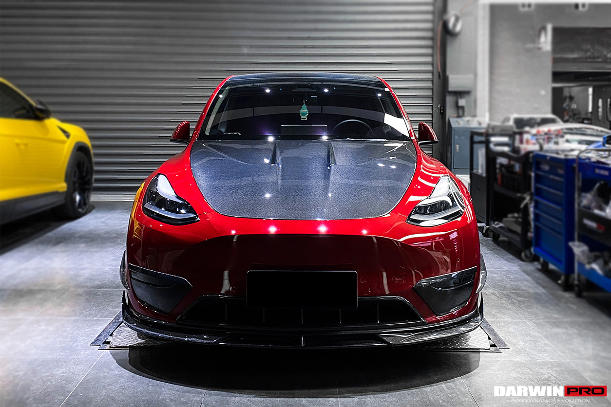 Capó de fibra de carbono DarwinPRO 2020-2024 Tesla Model Y IMP Performance