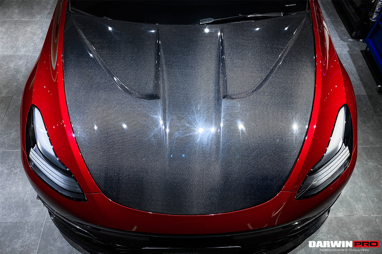 Capó de fibra de carbono DarwinPRO 2020-2024 Tesla Model Y IMP Performance