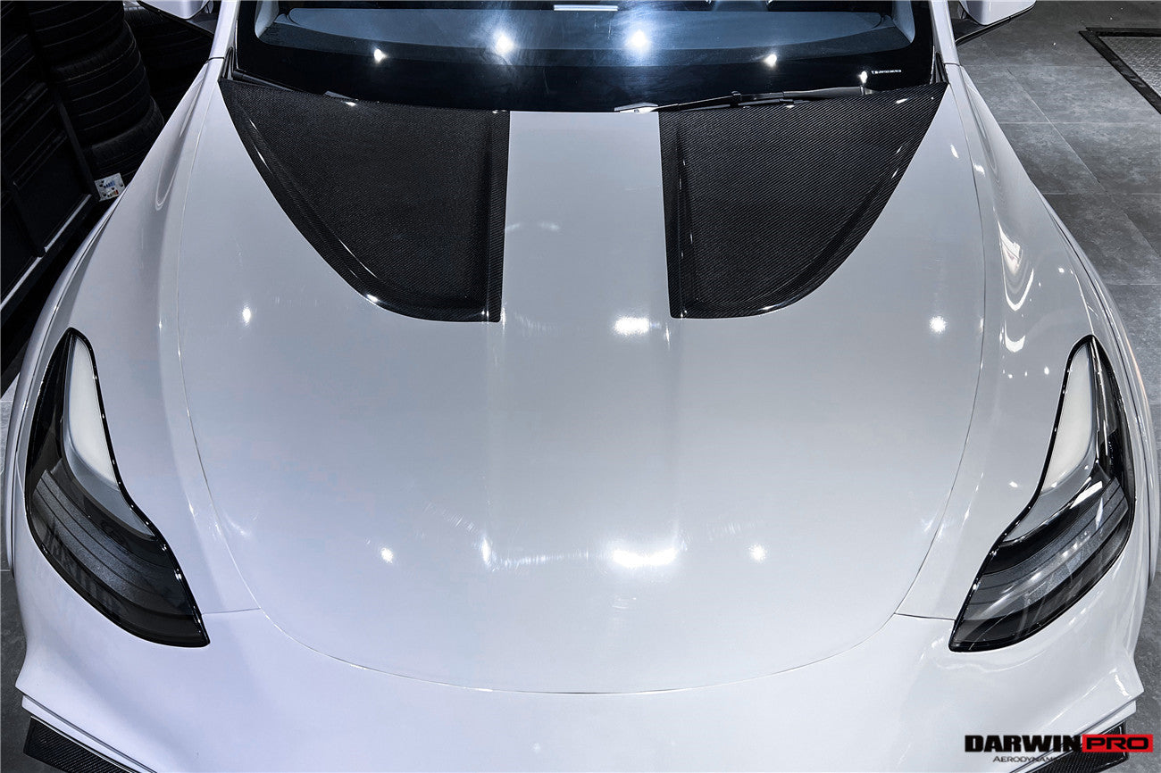 Capó de fibra de carbono DarwinPRO 2020-2024 Tesla Model Y IMP Performance