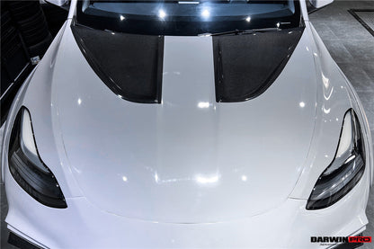 Capó de fibra de carbono DarwinPRO 2020-2024 Tesla Model Y IMP Performance