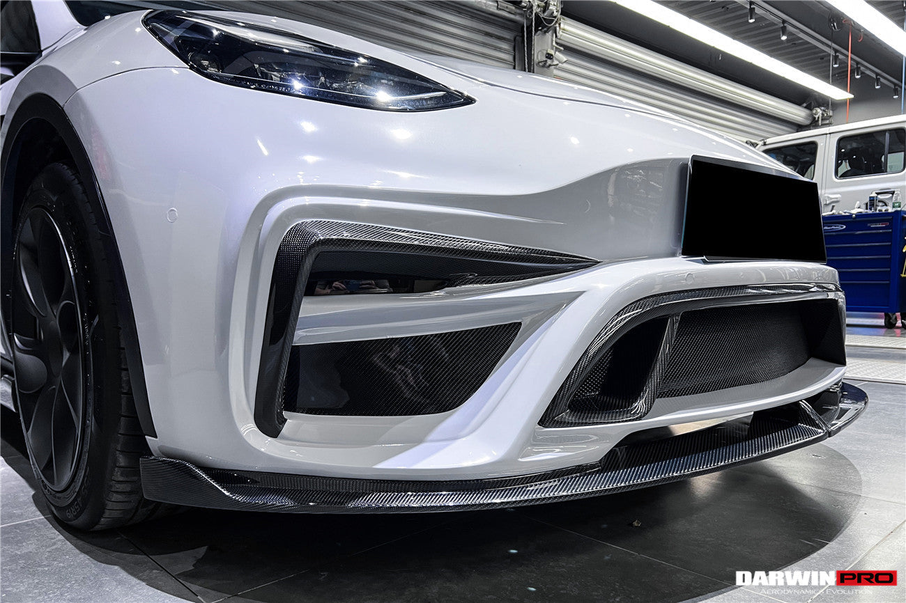 DarwinPRO 2020-2024 Tesla Model Y IMPII Performance Part Carbon Fiber Front Bumper