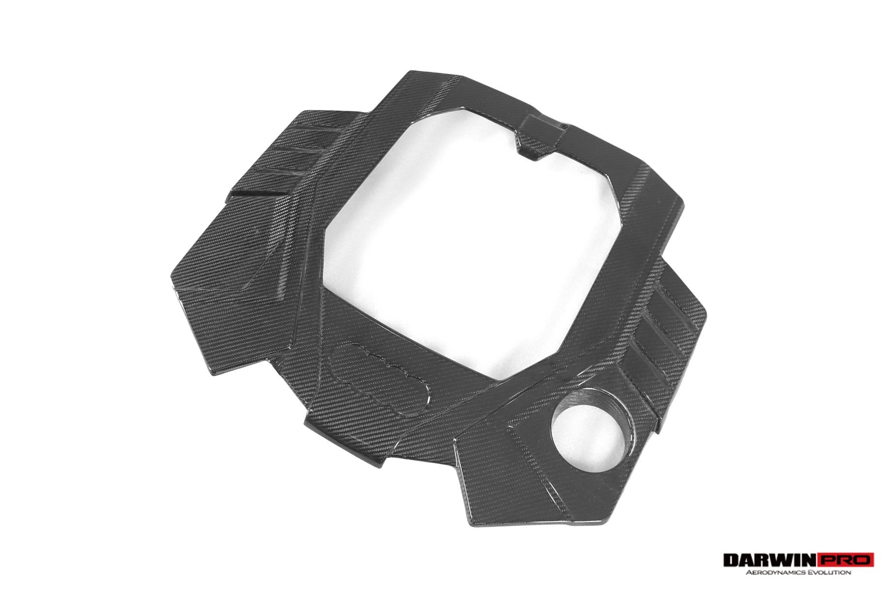 Reemplazo de cubierta de motor de fibra de carbono seca estilo OEM DarwinPRO 2019-2025 para Audi RS6 Avant C8 y RS7 C8 Quattro