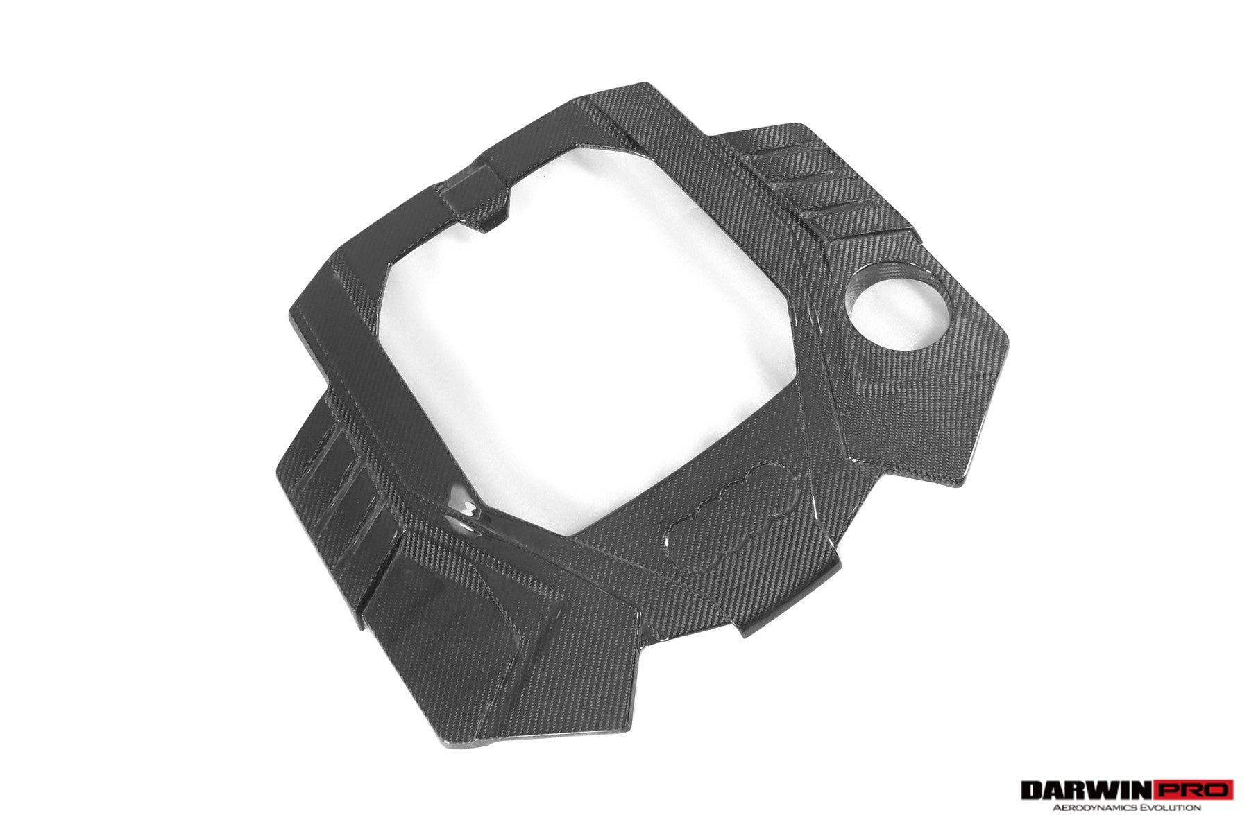Reemplazo de cubierta de motor de fibra de carbono seca estilo OEM DarwinPRO 2019-2025 para Audi RS6 Avant C8 y RS7 C8 Quattro