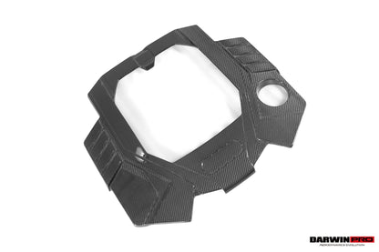 Reemplazo de cubierta de motor de fibra de carbono seca estilo OEM DarwinPRO 2019-2025 para Audi RS6 Avant C8 y RS7 C8 Quattro