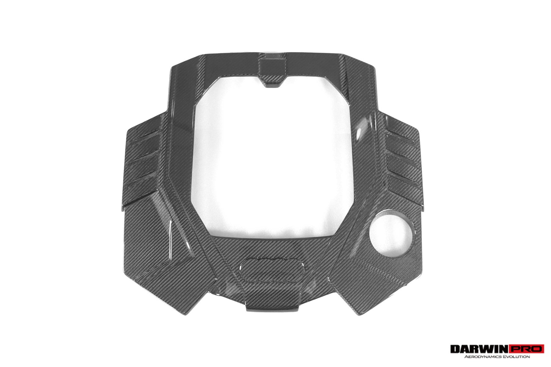 Reemplazo de cubierta de motor de fibra de carbono seca estilo OEM DarwinPRO 2019-2025 para Audi RS6 Avant C8 y RS7 C8 Quattro