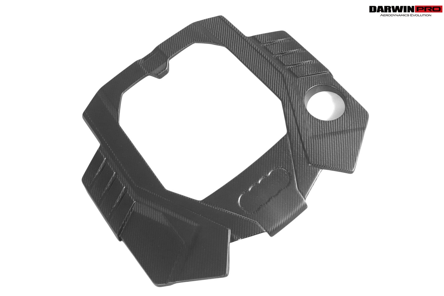 Reemplazo de cubierta de motor de fibra de carbono seca estilo OEM DarwinPRO 2019-2025 para Audi RS6 Avant C8 y RS7 C8 Quattro