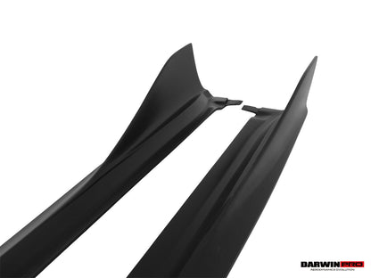DarwinPRO Stuttmate Carbon Fiber Side Skirts | 2016-2025 Porsche 718 Cayman, Boxster