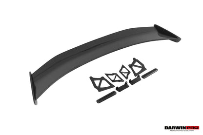 DarwinPRO BKSS Style Carbon Fiber Trunk Spoiler | 2016-2025 Porsche 718 Cayman And Boxster