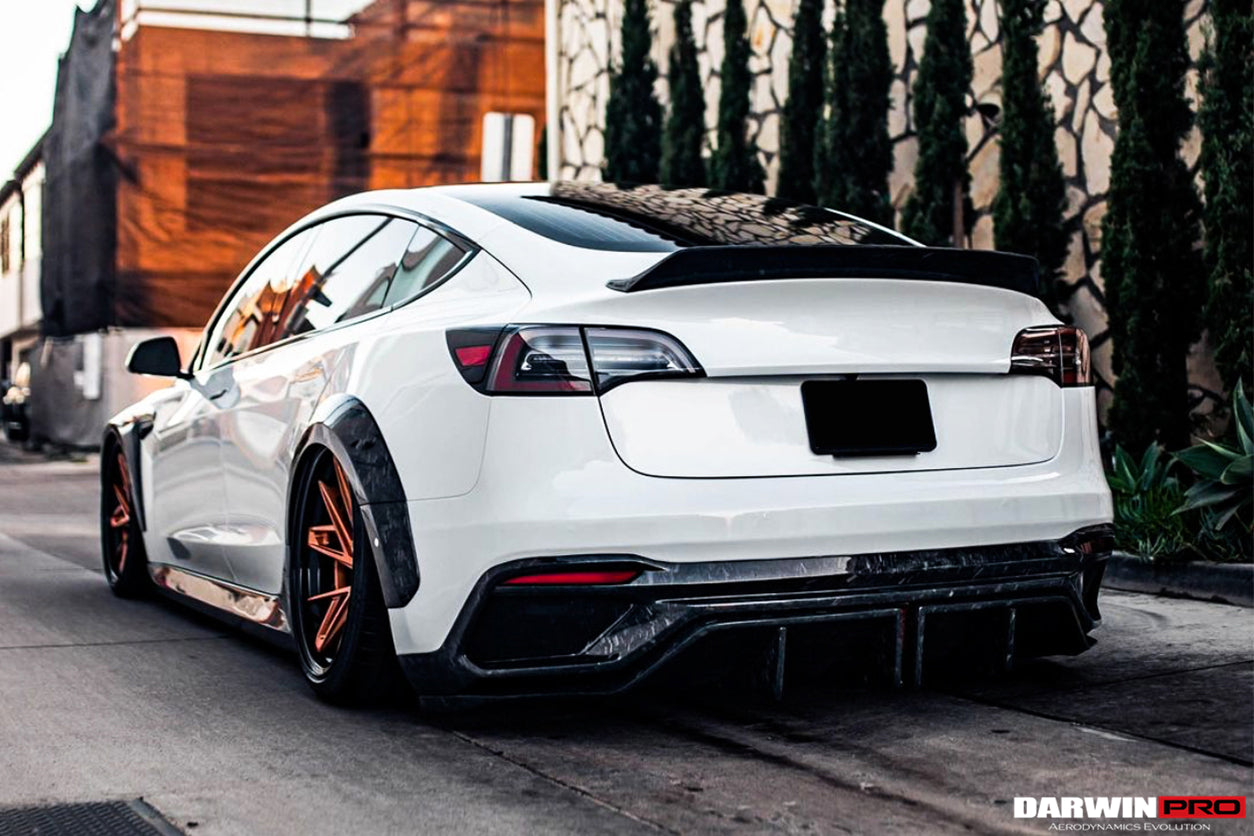 DarwinPRO IMP Performance Carbon Fiber Trunk Spoiler | 2017-2023 Tesla Model 3 - 3