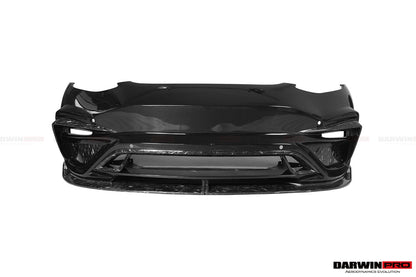 Parachoques delantero parcial de fibra de carbono DarwinPRO 2017-2023 Tesla Model 3 IMP Performance