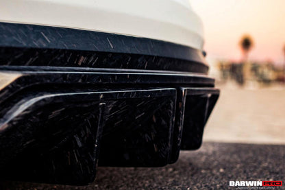 DarwinPRO 2017-2020 Tesla Model 3 IMP Performance Partial Carbon Fiber Rear Bumper