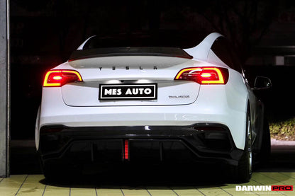 DarwinPRO 2021-2023 Tesla Model 3 IMP Performance Partial Carbon Fiber Rear Bumper