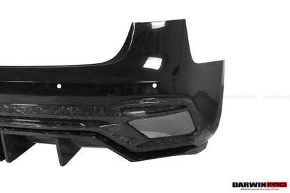 DarwinPRO 2017-2020 Tesla Model 3 IMP Performance Partial Carbon Fiber Rear Bumper
