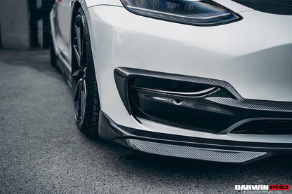 DarwinPRO IMP Performance Carbon Fiber Front Lip | 2017-2023 Tesla Model 3