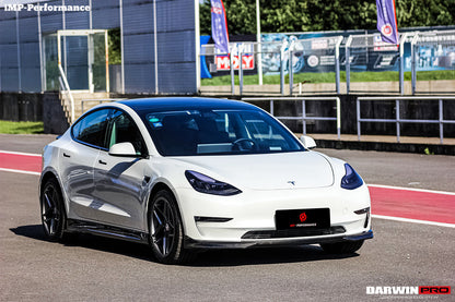 DarwinPRO IMP Performance Carbon Fiber Front Lip | 2017-2023 Tesla Model 3