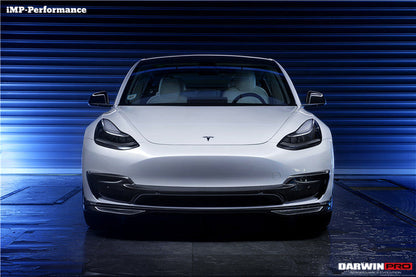 DarwinPRO 2017-2023 Tesla Model 3 IMP Performance Carbon Fiber Middle Front Lip