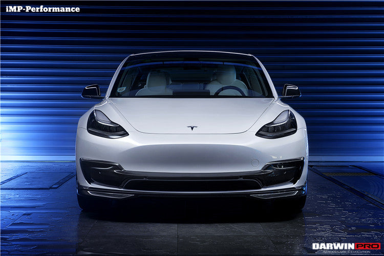DarwinPRO 2017-2023 Tesla Model 3 IMP Performance Carbon Fiber Middle Front Lip