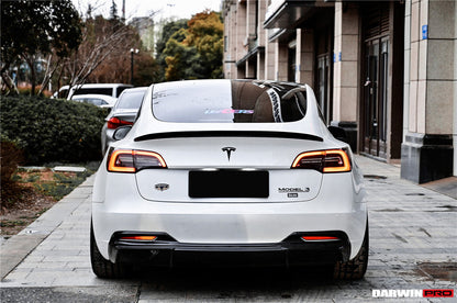 DarwinPRO 2017-2023 Tesla Model 3 IMP Performance Carbon Fiber Trunk Spoiler - 7