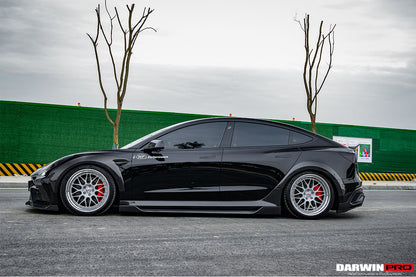 DarwinPRO 2021-2023 Tesla Model 3 IMP Performance Partial Carbon Fiber Full Body Kit