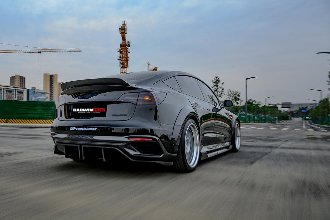 DarwinPRO 2021-2023 Tesla Model 3 IMP Performance Partial Carbon Fiber Full Body Kit