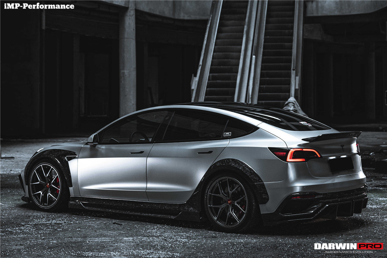 DarwinPRO 2021-2023 Tesla Model 3 IMP Performance Partial Carbon Fiber Full Body Kit